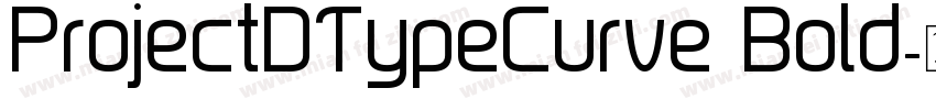 ProjectDTypeCurve Bold字体转换
